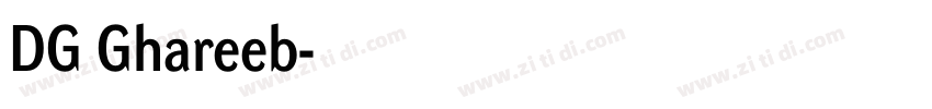 DG Ghareeb字体转换